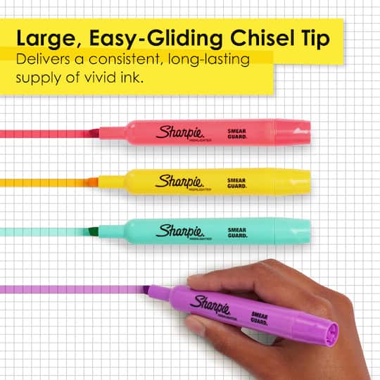 Sharpie® Tank Chisel Tip Highlighter Set